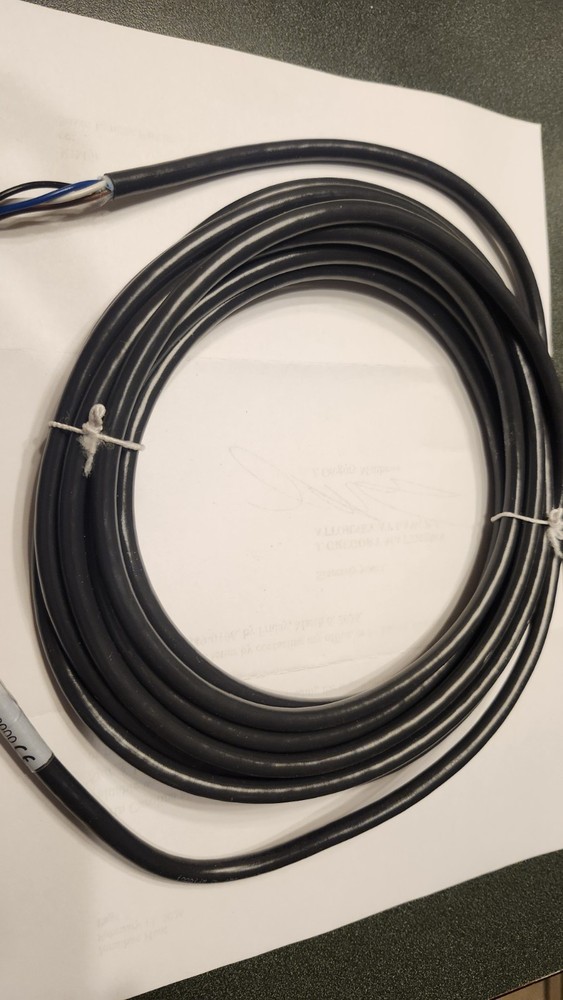 EFECTOR #E18000Single End Cordset, 4-Pole, Female, Single Keyway