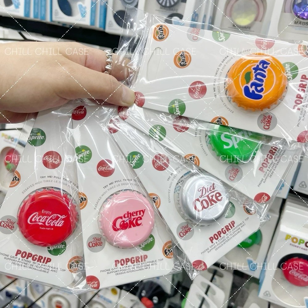 PopSockets Cherry Coke Bottle Cap Pink Coca-Cola PopSocket Pop Socket Popsocket