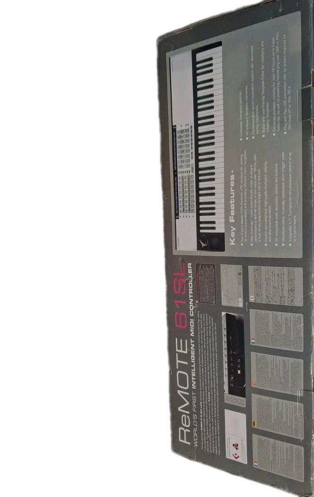 Novation ReMOTE Midi Controller 61SL Pre-owned With Box Instruction Bass Upgrade