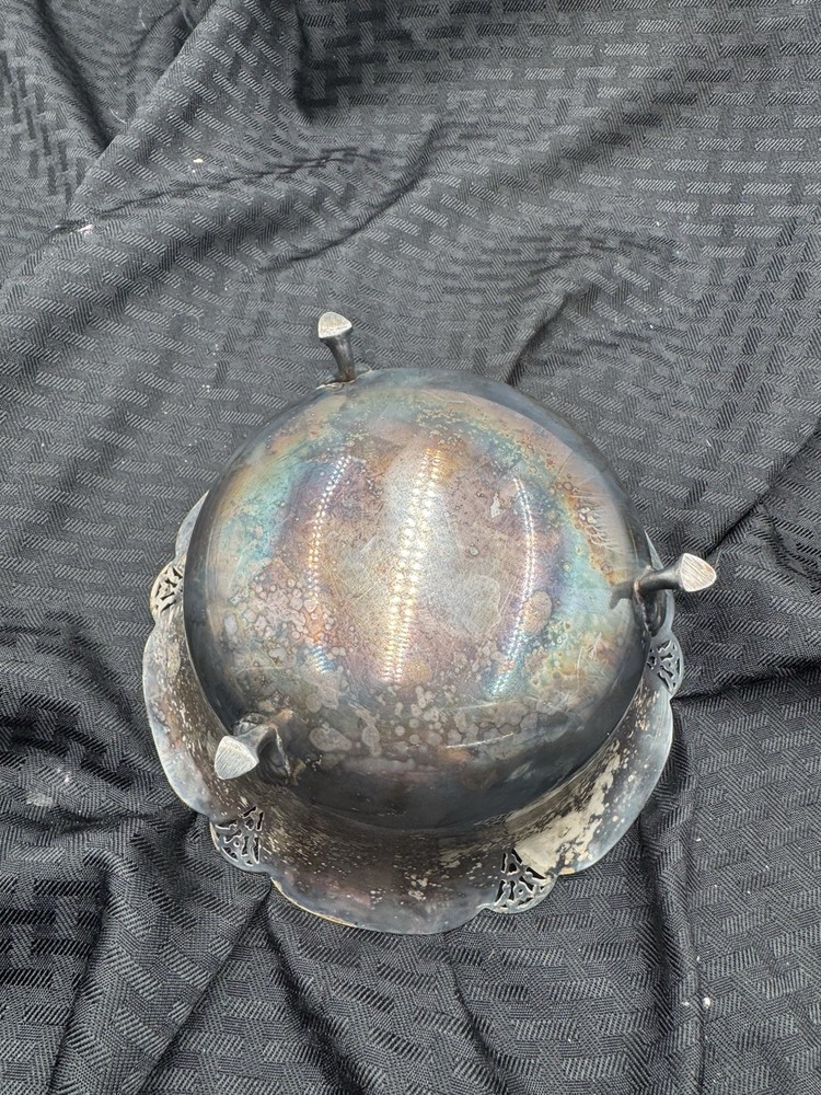 Silver Plated Footed Bowl