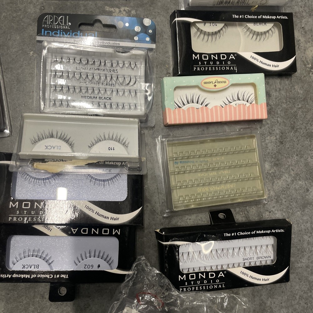 Eyelashes Lot 35pcs Assorted Brands