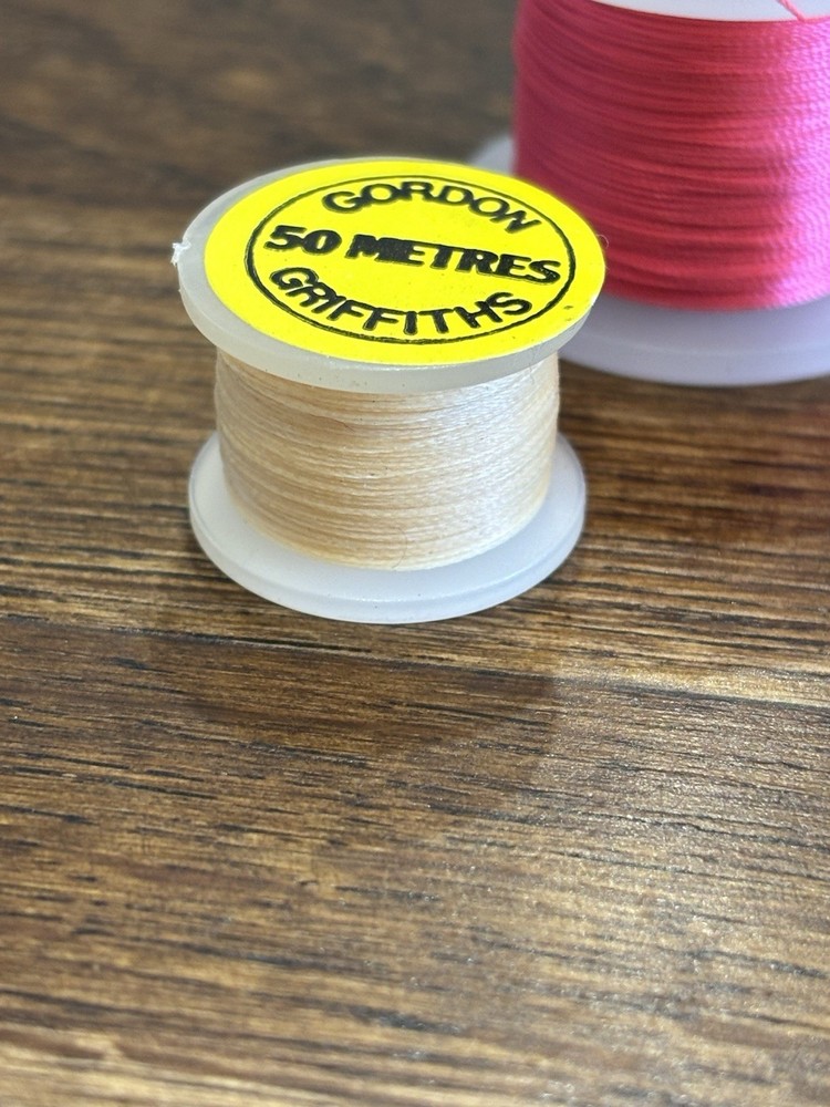 3 SPOOLS Fly Tying Thread, Gordon Griffiths Cobweb Superfine Nice colours NEW