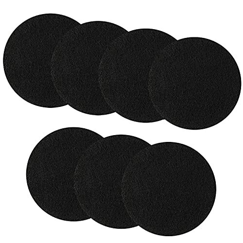 Kitchen Compost Bin Charcoal Filter Ceramic Pail Activated Carbon,  7Pieces Set