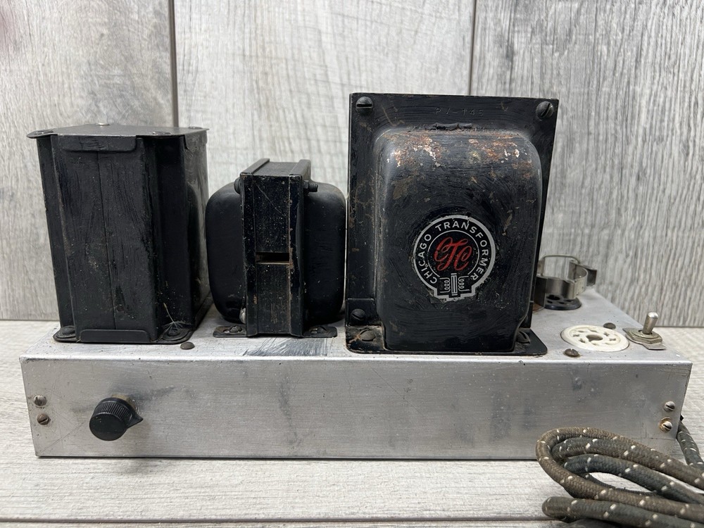 Vintage Tube Amplifier Chicago & Kenyon Transformers UNTESTED