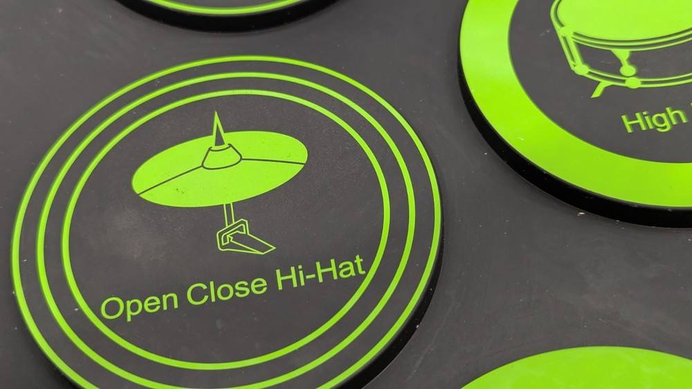 Quality Digital Drum Portable Electronic Drum Kit 9 Pads, Bluetooth