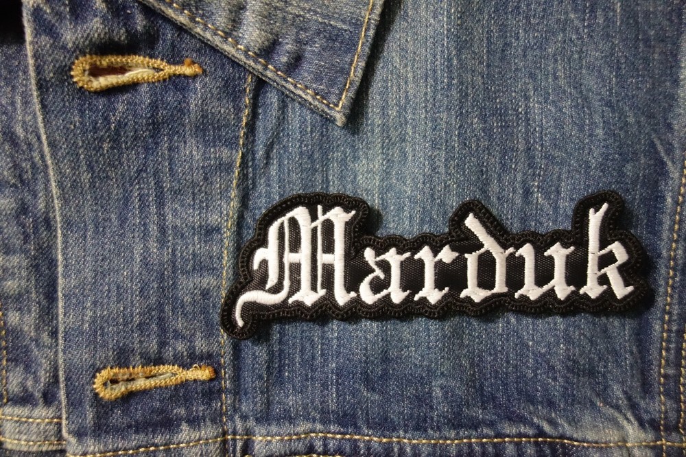 MARDUK LOGO SHAPED EMBROIDERED PATCH