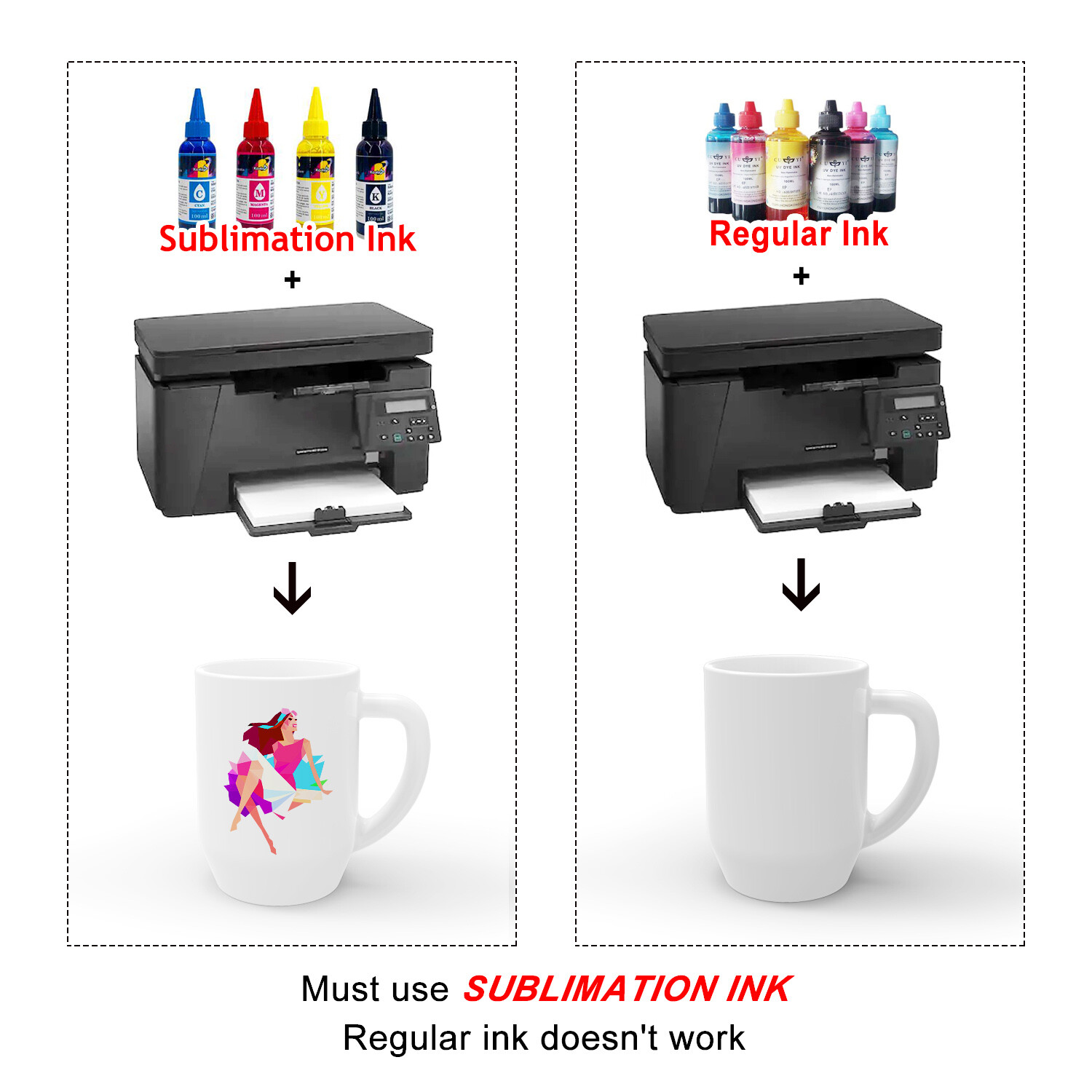 Lot 100-1000 Bulk A-SUB Sublimation Paper eco 125g 8.5x11 8.5x14 11x17 13x19