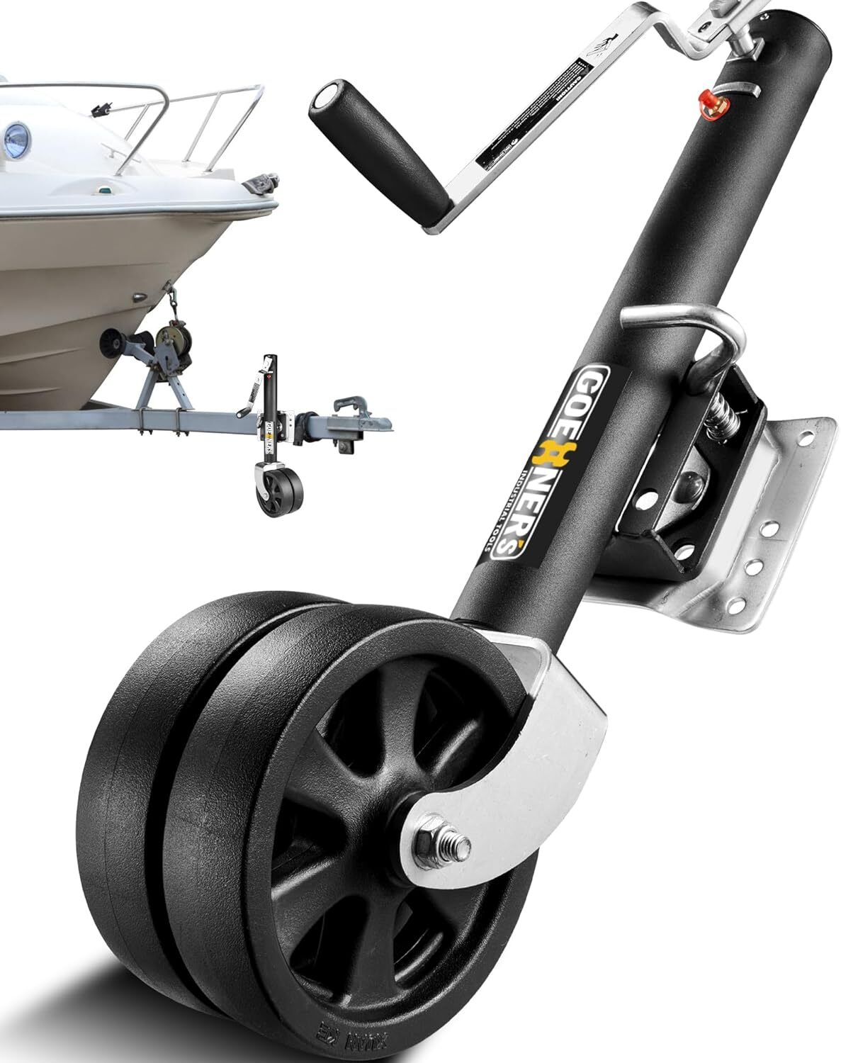 GOEHNER's Boat Trailer Jack 2000 lbs Marine Heavy Duty Swivel Mount Marine