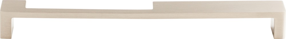 Top Knobs TK261BSN Modern Metro Notch Pull B 9" (c-c) Brushed Satin Nickel