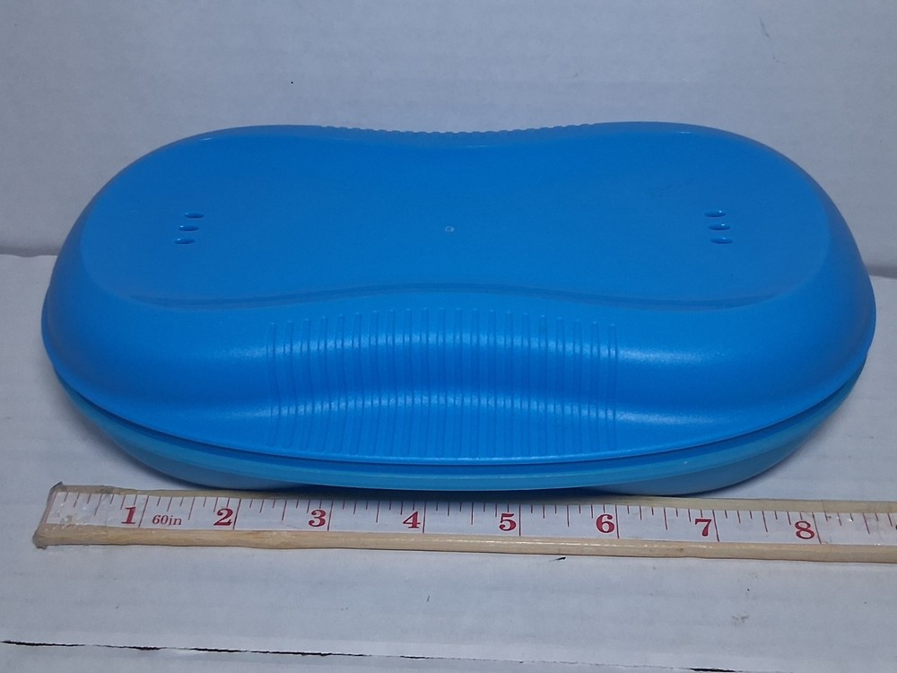 Tupperware Breakfast Maker Blue #7352a1 Microwaveable Omelette Egg Cooker