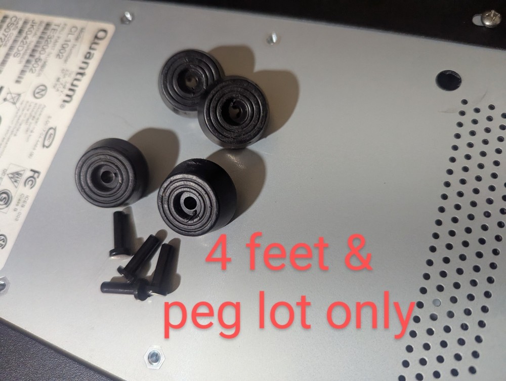 QUANTUM IBM Feet Riser Level Bottom Leg Rubber Pad Peg Stand Insert Part Replace