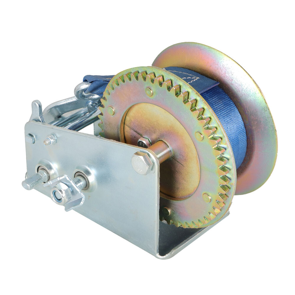 3500 lbs Dual Gear Hand Winch Hand Crank Manual Boat ATV RV Trailer