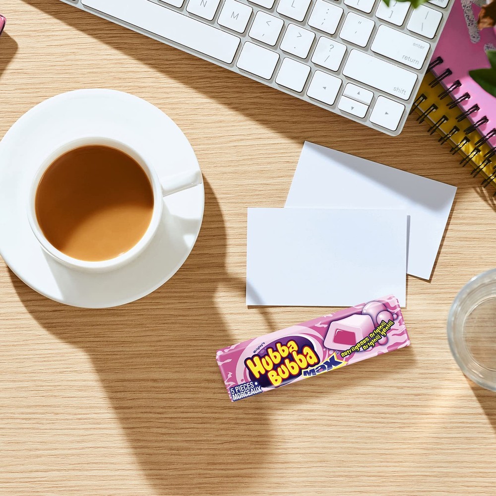 Hubba Bubba Max, Outrageous Original, 18 Count - {Imported from Canada}