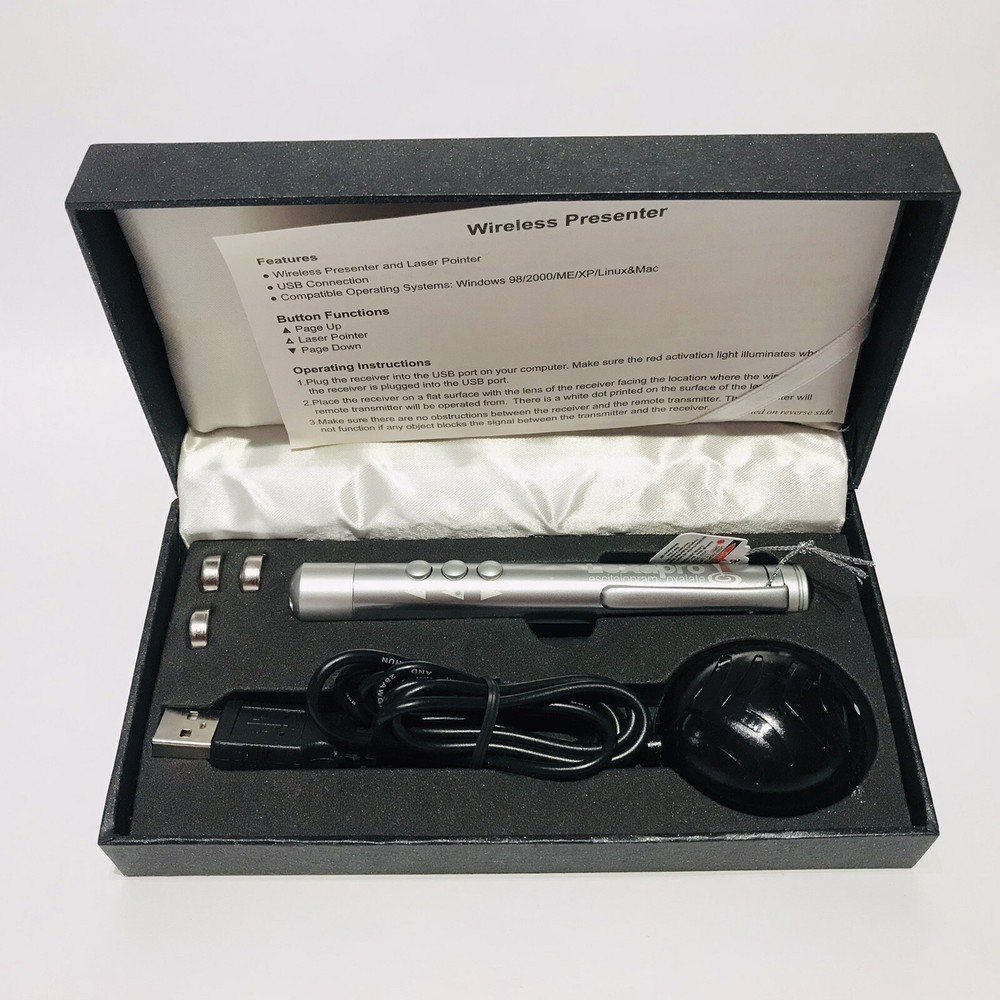 Lexapro Wireless Presenter And Laser Pointer With USB Receiver 