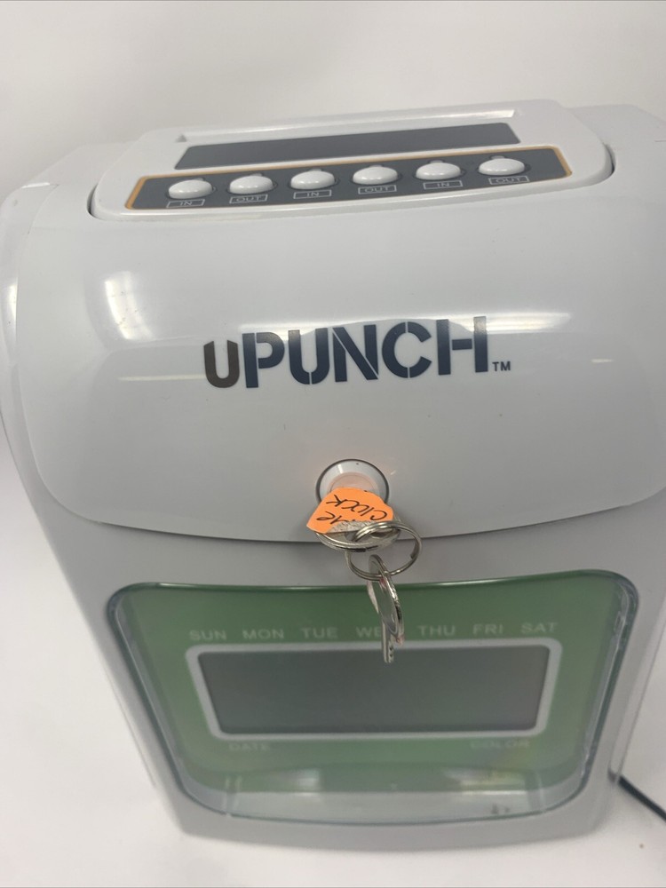 UPunch HN3000 Electronic Time Clock w/ Key