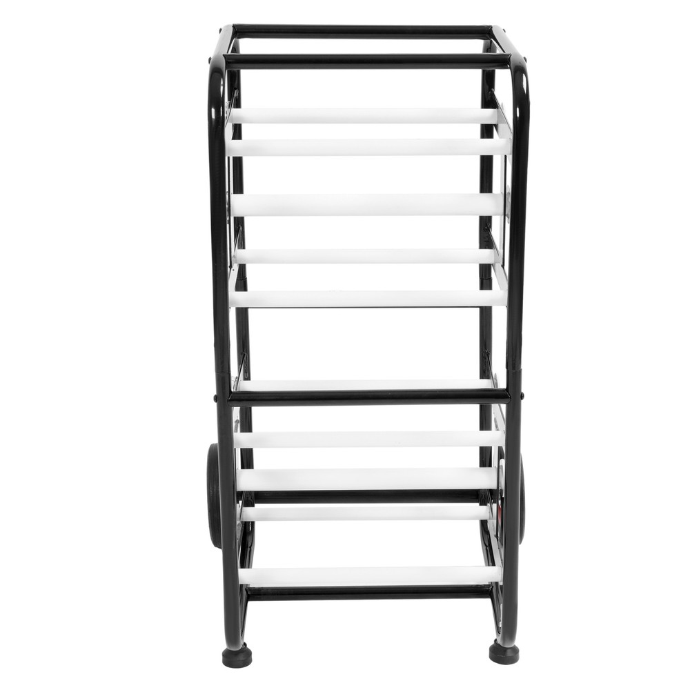 Wire Spool Rack Cable Holder Dispenser with 10 Rods Multiple Axle Spool Cart