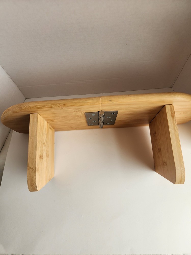 Foldable Bamboo meditation stool for proper spinal alignment foldable