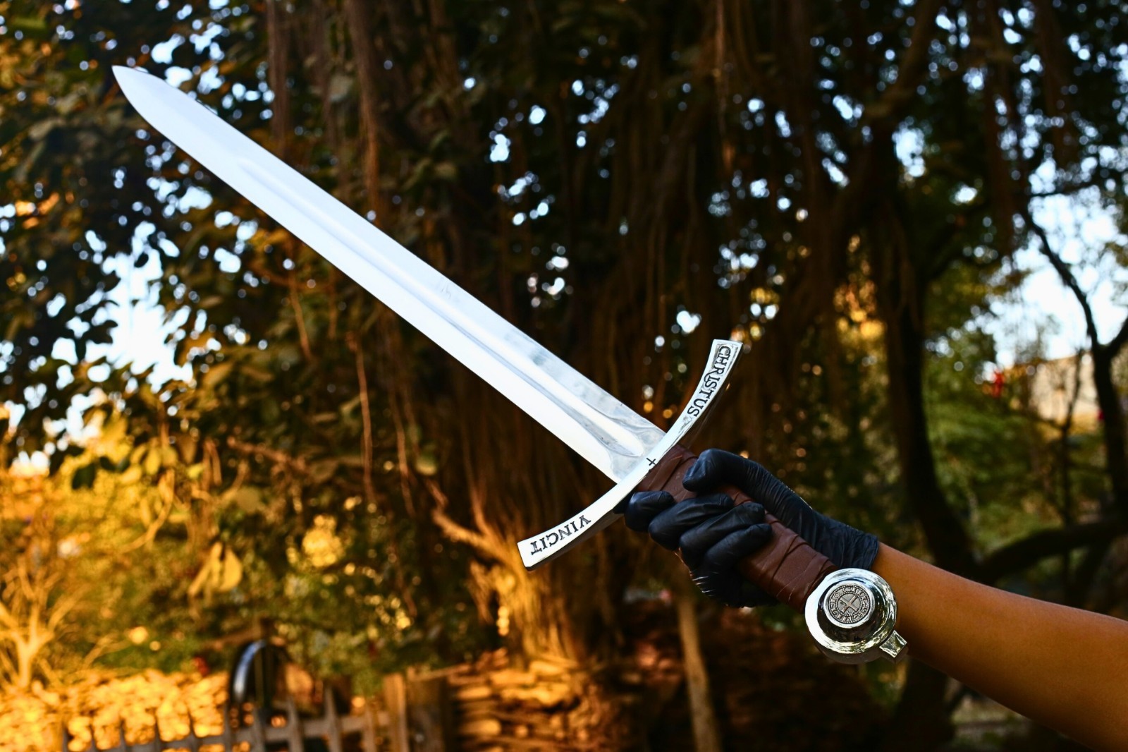 38" Knights Templar Sword Medieval Crusader Replica w/ Scabbard