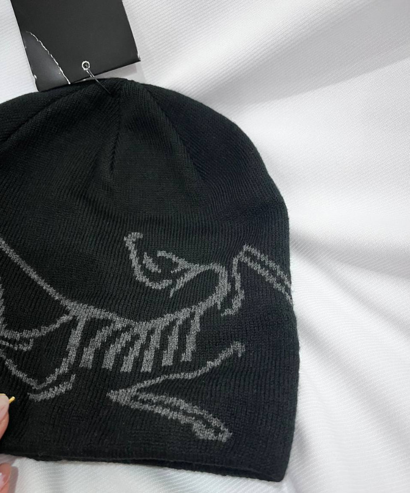Arc'teryx Bird Head Toque Beanie Hat Black Winter Cap