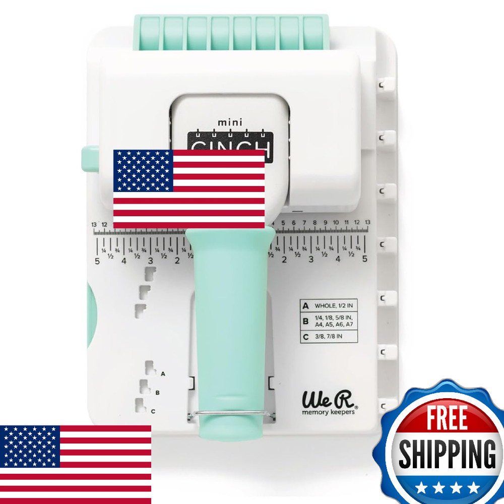 We R Memory Keepers Mini Cinch Bookbinding Machine - Craft Tool Compatible