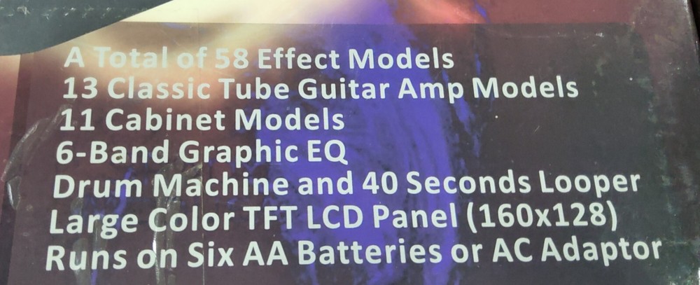 NUX Multi-Effects Pedal Processor MG-100