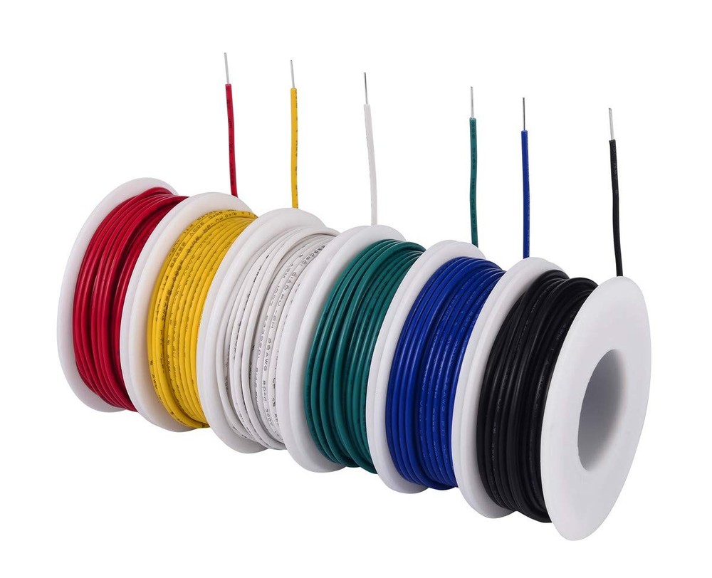 TUOFENG 22 AWG Wire Solid 22 6 Colors kit, 22