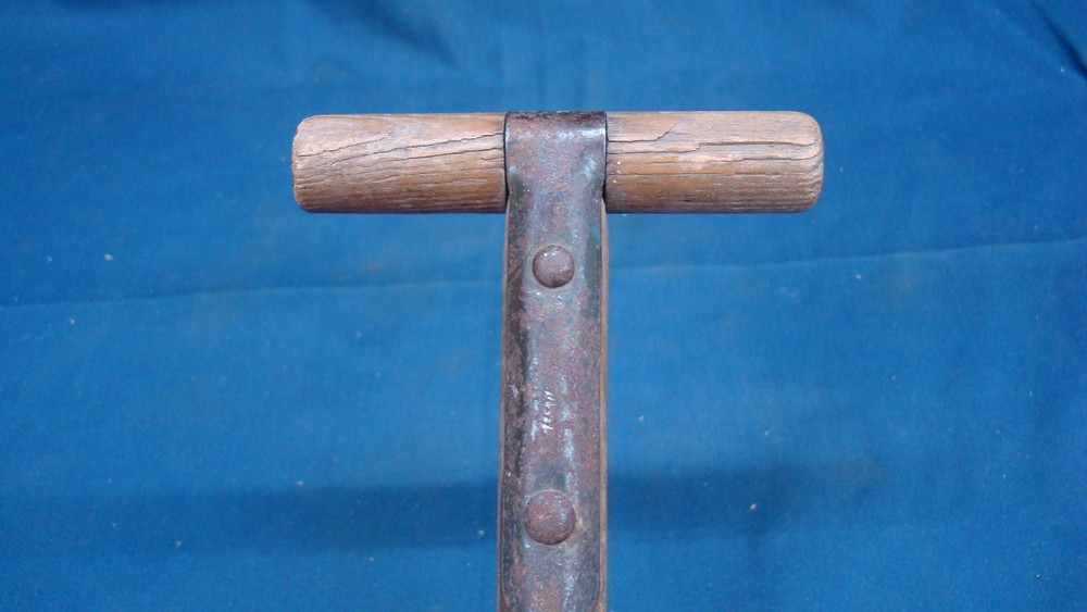 Original WWI WWII US Army M1910 T-Handle Field E-Tool Entrenching Shovel