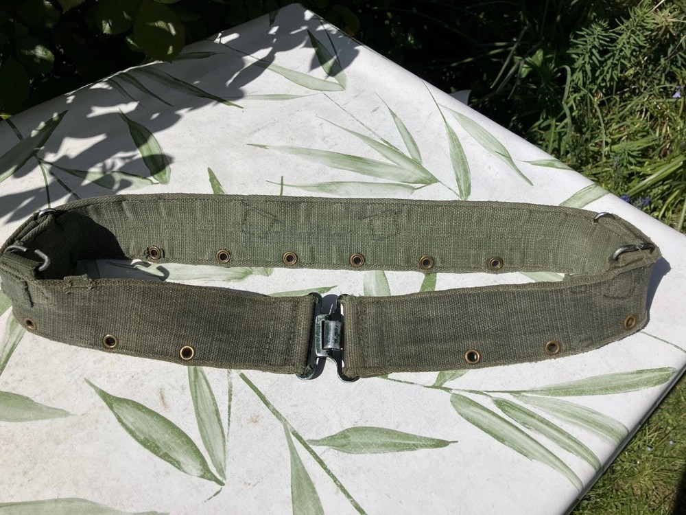 British Army WW2 44 Pattern Belt Driver’s or Stable Small 35” Max Jungle Webbing