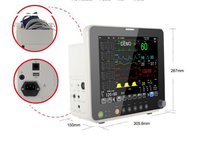 6Pin SpO2 Sensor Probe Cable For LE PM12B PM12D PM12F PM12H PM15B PM80B PM80D