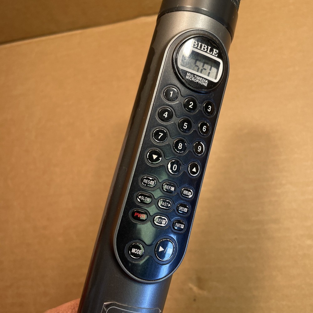 1 (Single) Magic Sing Karaoke BIBLE Microphone LP000012 **Working**