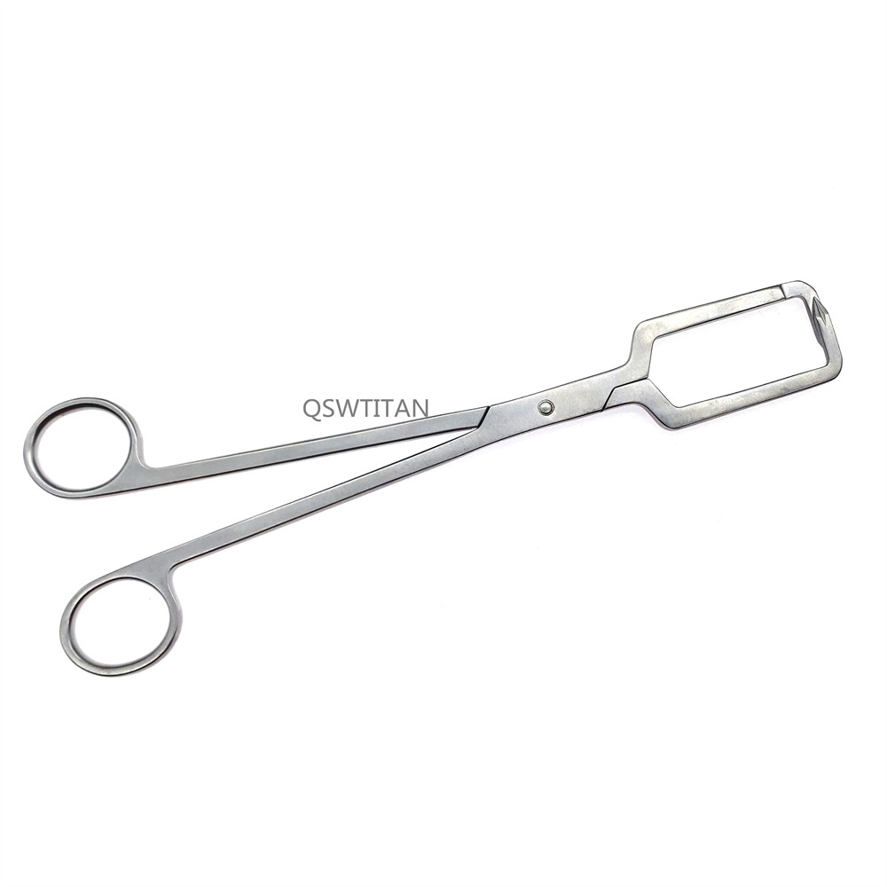Orthopedic spinous process drilling forceps hole puncher for spinous process