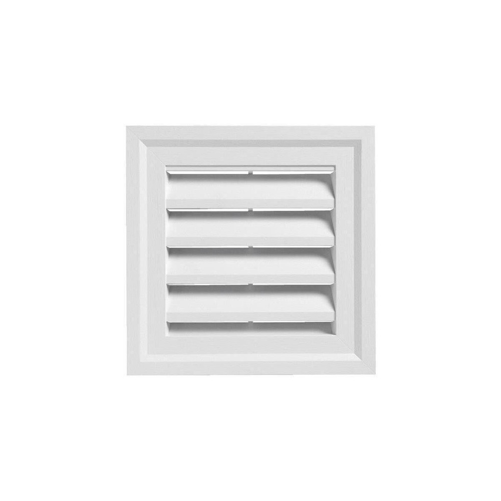Ply Gem White Square Gable Vent