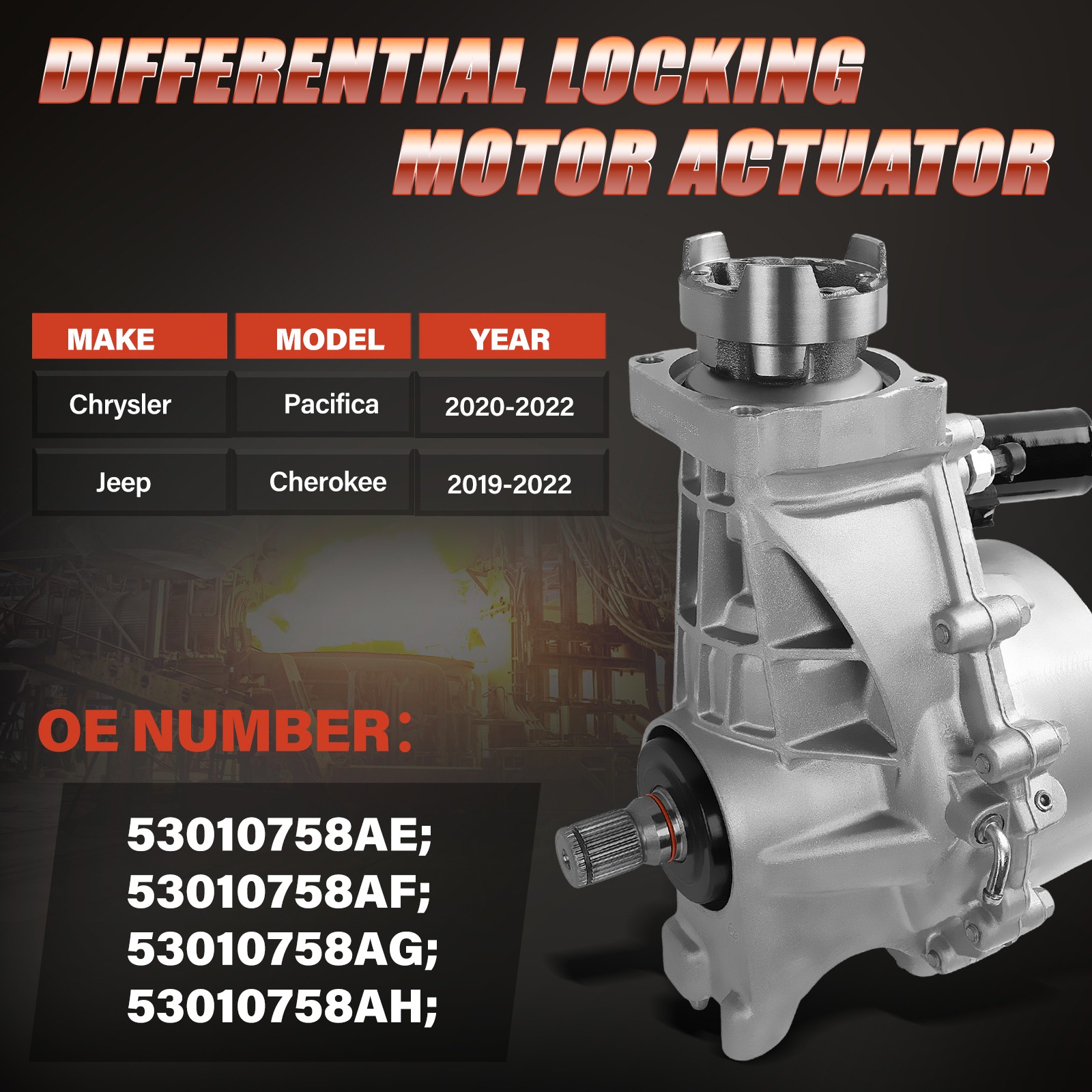 For Jeep Cherokee Rear Axle Differential Carrier Assembly 3.73 Ratio 2019-2022