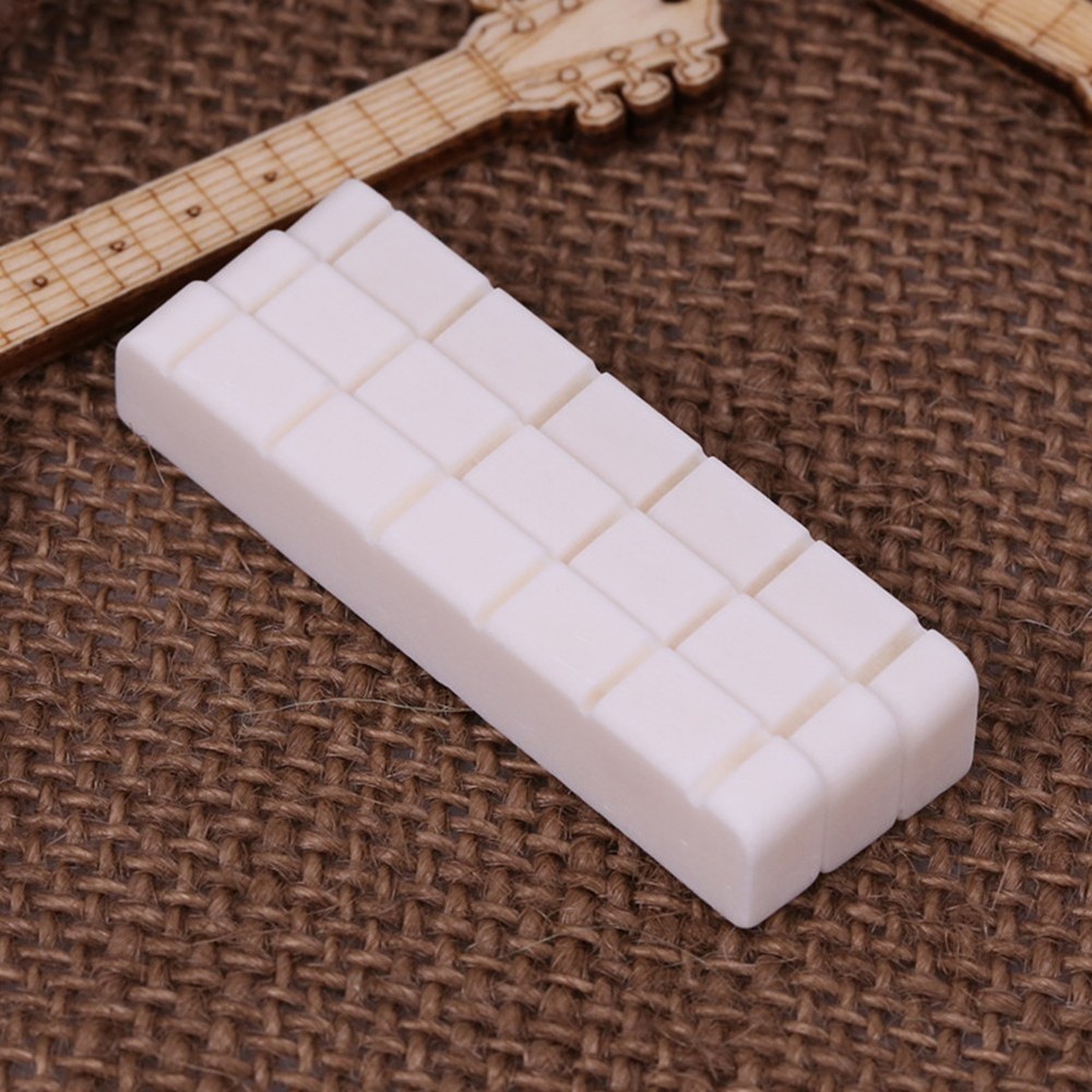 Real Bone Guitar Nut 52mm Bone Bridge Classical Guitar Nut Replacement