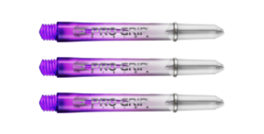 Target Pro Grip Vision Shafts - Clear Purple Medium
