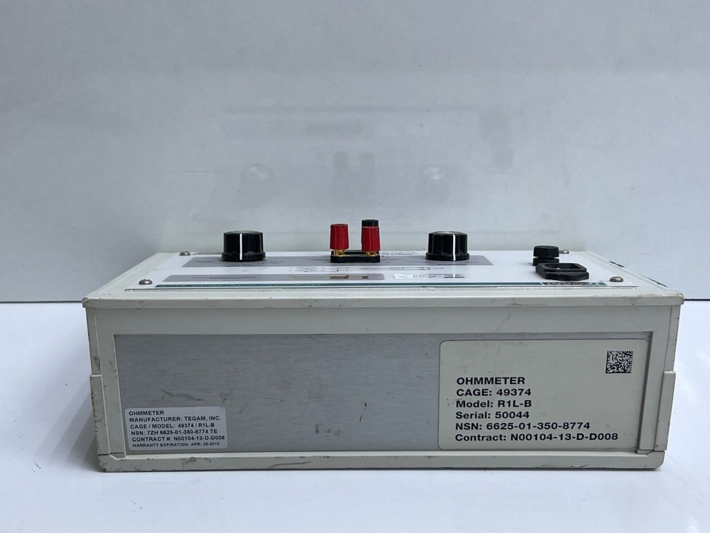TEGAM R1L-B MICROOHM/BOND METER