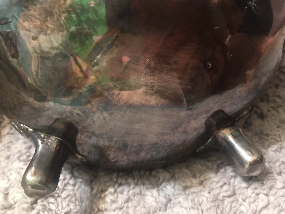 Silverplated Sheffield Silver Company Footed Pitcher Rare!