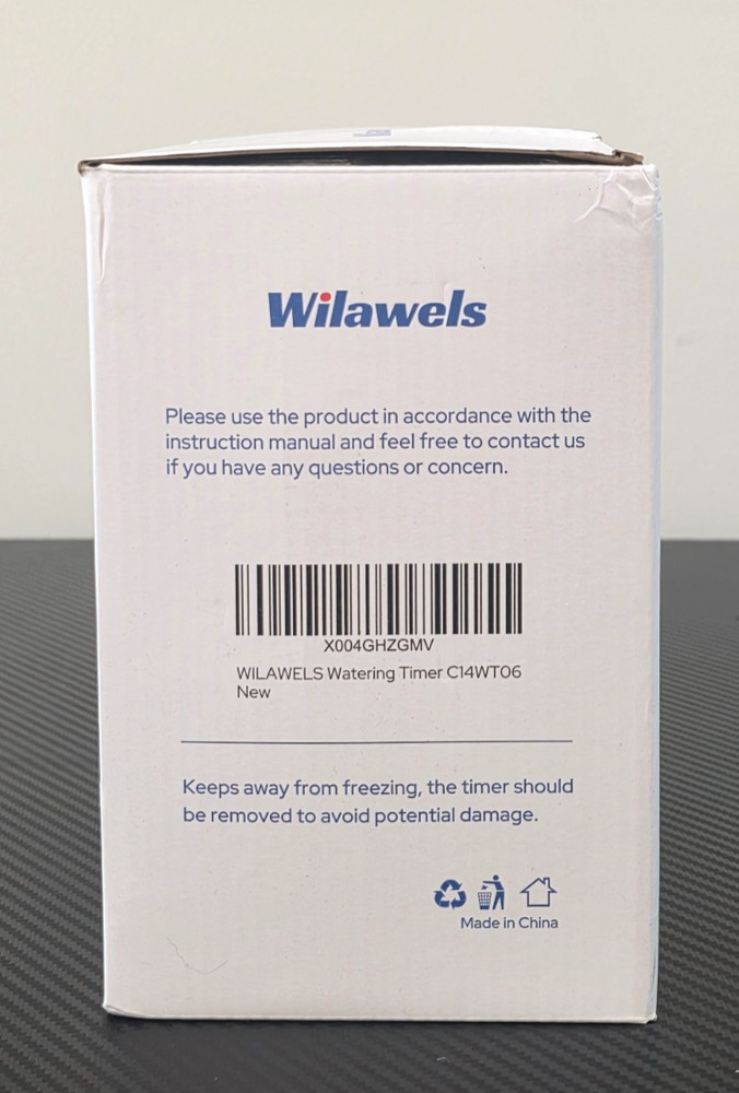 Wilawels 4 Zone Digital Water Timer C14WT06 with Large Screen, Relay Delay Pause