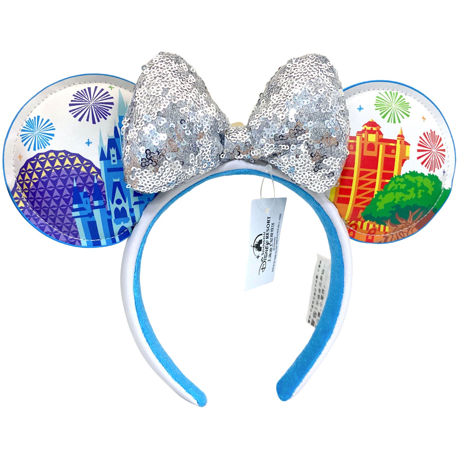 Disney.Parks Four Parks Icon Minnie Mouse Ears Headband 2025 US POST