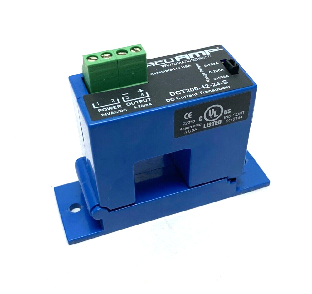 Automation Direct DCT200-42-24-S AcuAMP Split Core DC Current Transformer