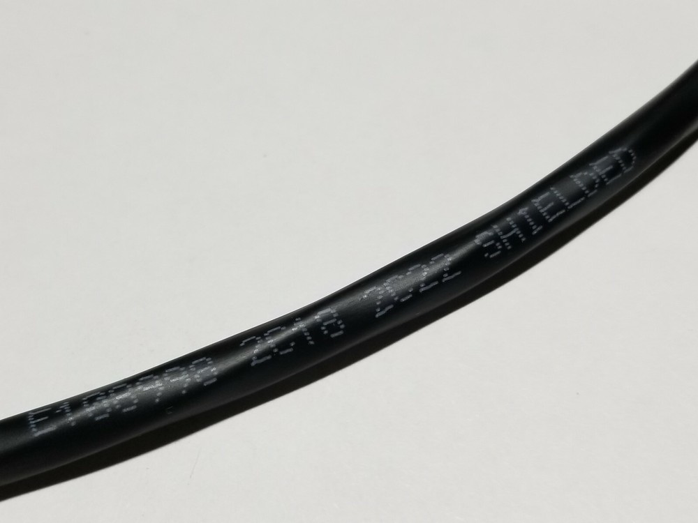 Belden 1392P 18/2C + 22/1P Shielded Plenum Media Control Cable FFEP Black /50ft