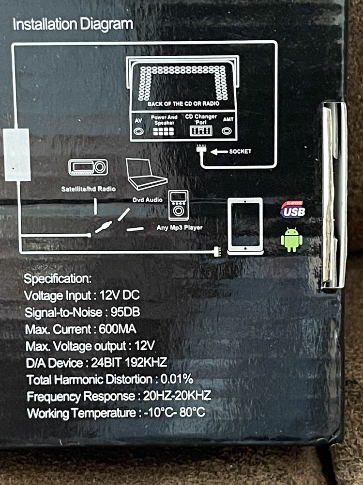 Car Audio Interface - WT-USB01 USB Car Adapter - Missing USB Connector Parts