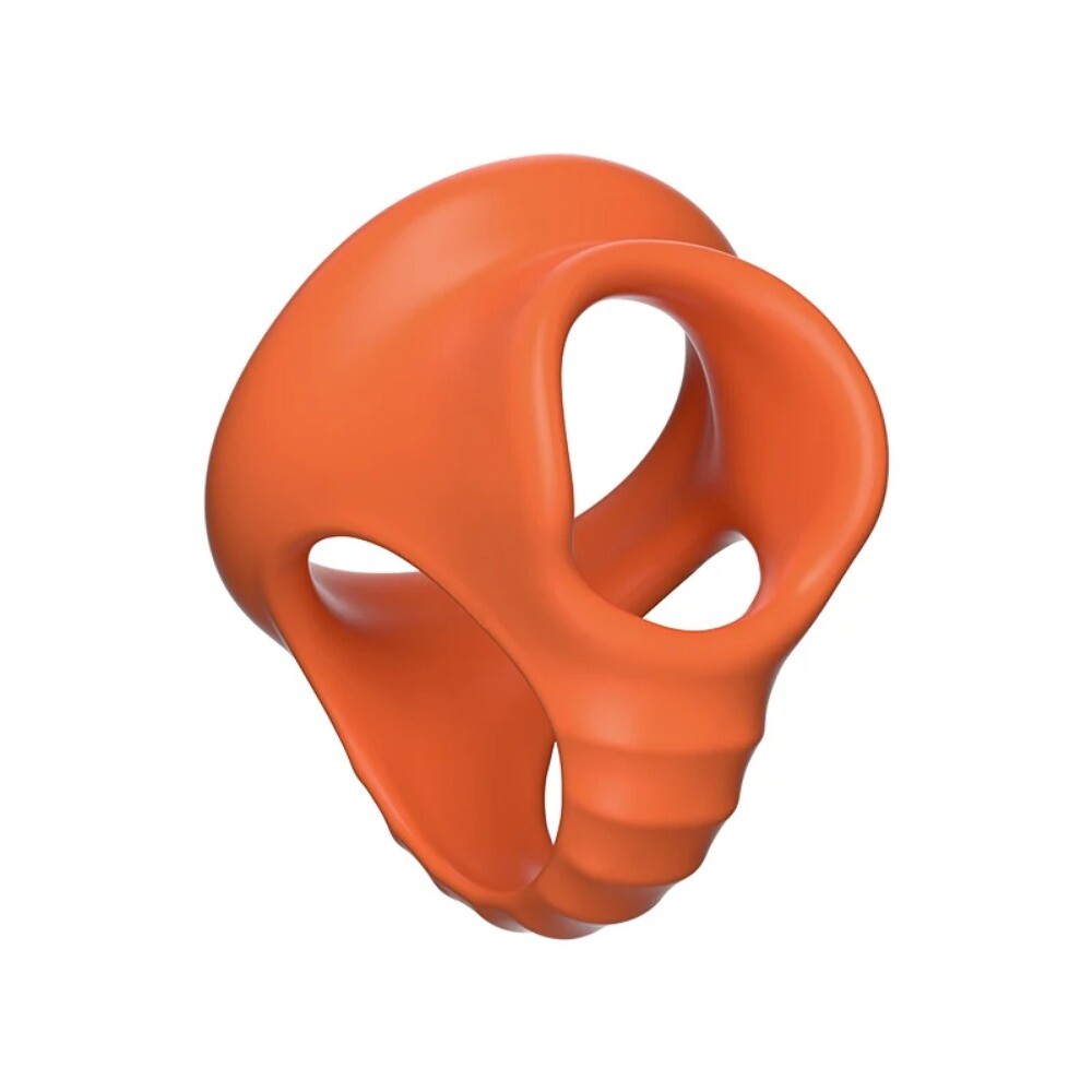 Silicone Ball Scrotum Stretcher Enhancer Squeeze Testicle Ring Delay Ejaculation
