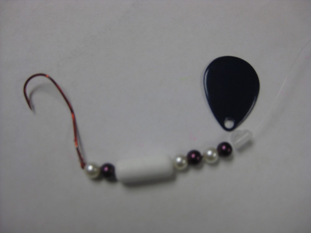 Walleye Red Slow Death Hook Float Floating Spinner Rigs (Purple)