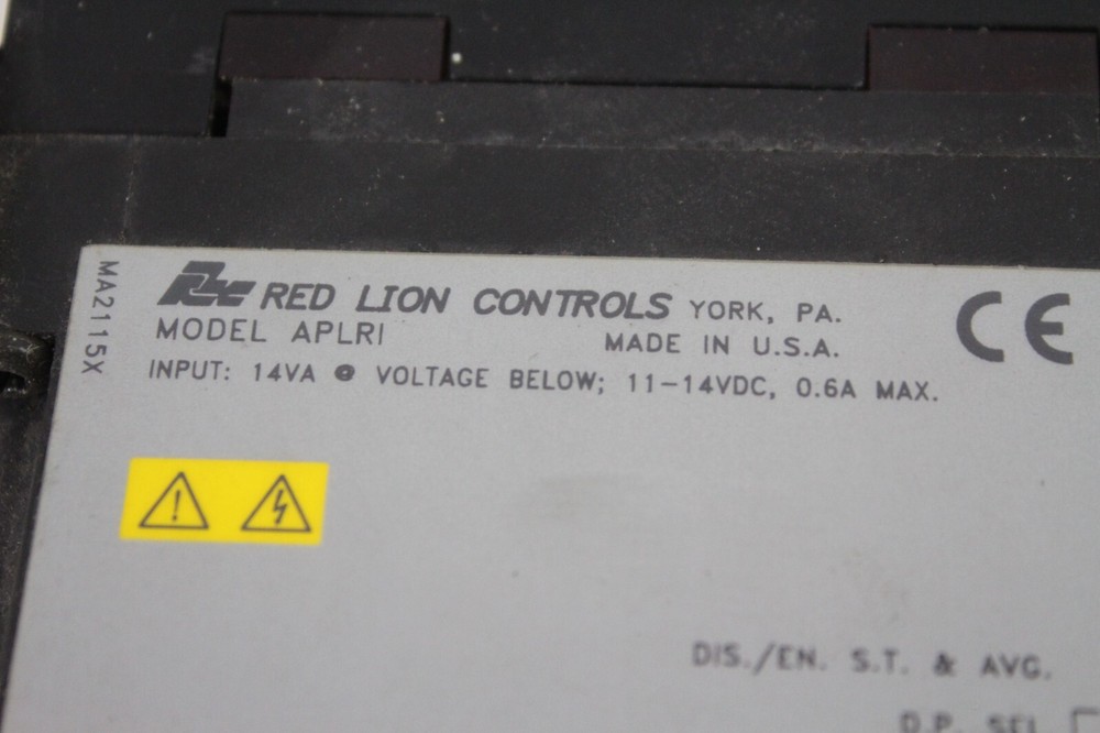 Red Loin APLRI Process Control Meter Tachometer Totalizer Made USA Electronics