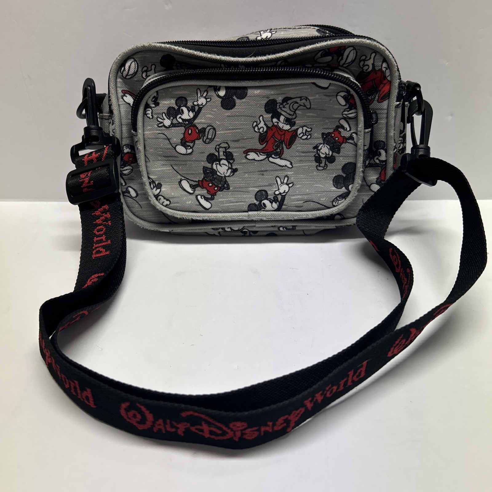 Disney World Mickey Mouse All Over Sketch Fanny Pack Shoulder Bag Disney Parks