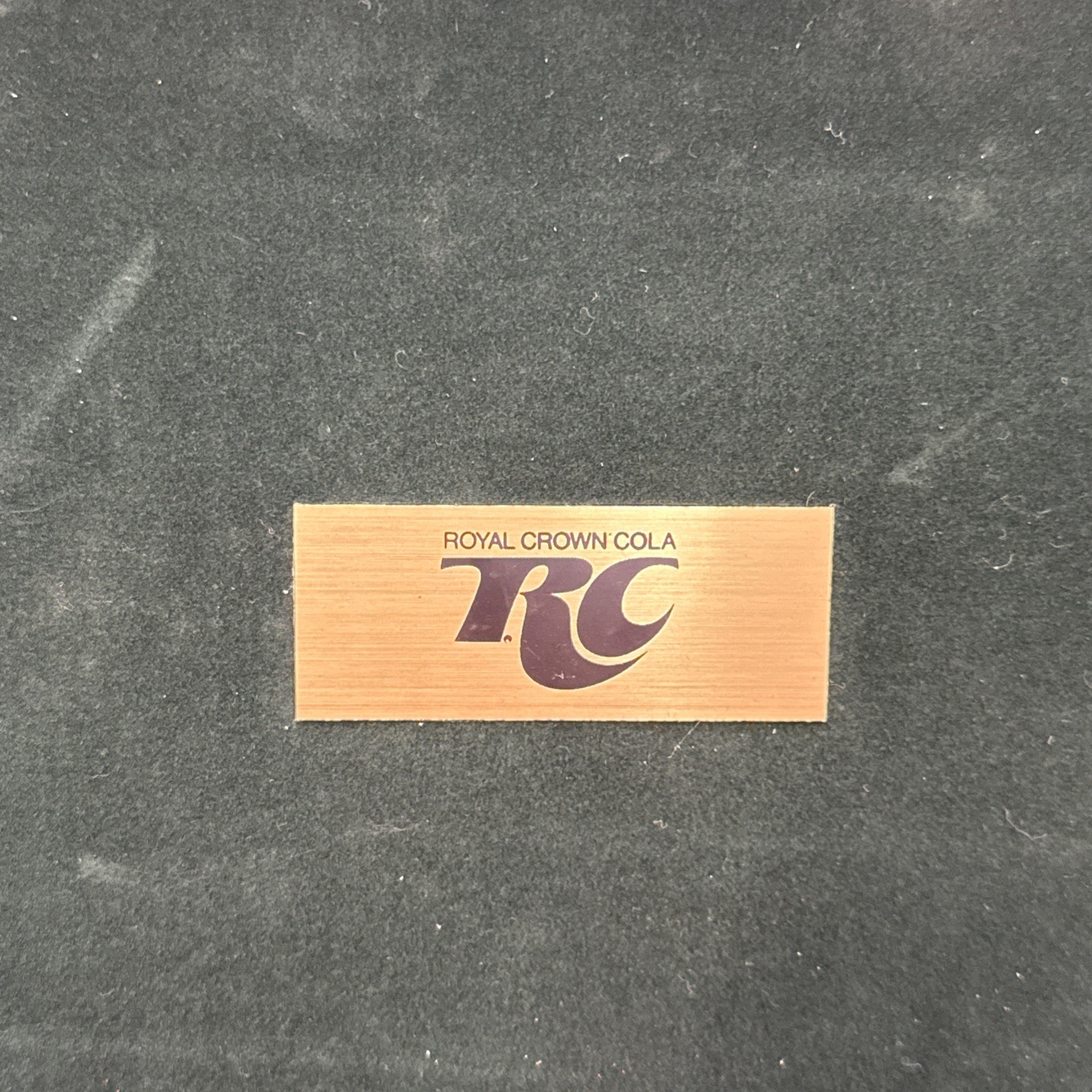 Vintage Royal Crown Cola RC Wooden Desk Organizer Set Post-it Pen Tape 1980s