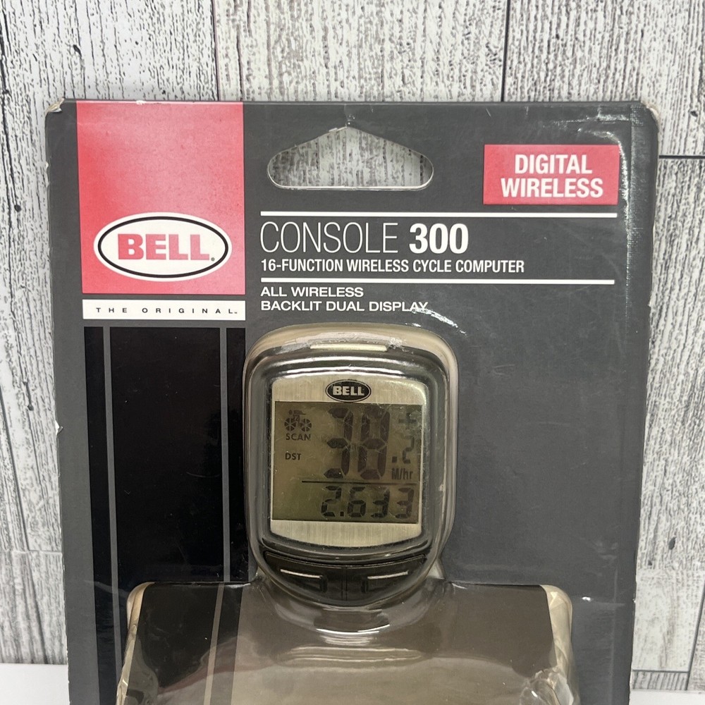 Bell Console 300 Digital Wireless 16 Function Cycle Computer Dual Display New