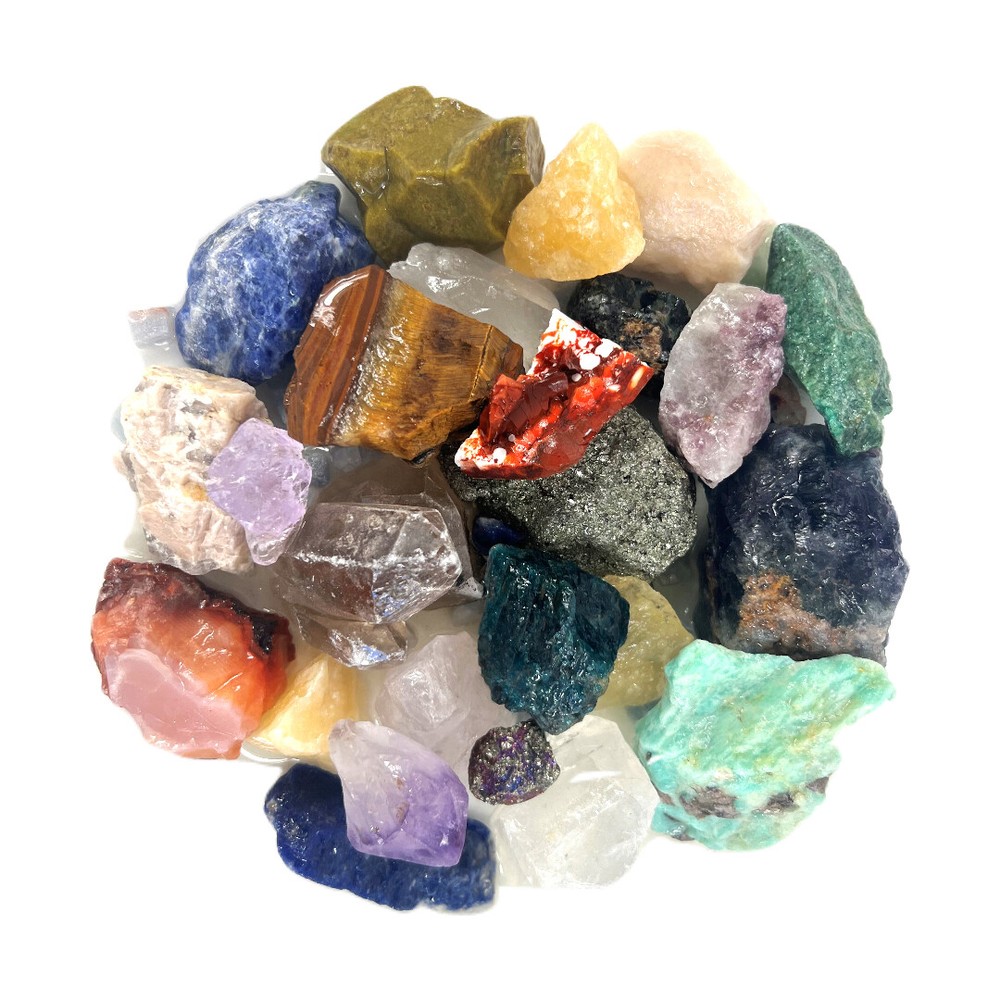 Gemstone Paydirt | 5lb Gem Bag | 2PACK SPECIAL | Rough Stone Mix Gem Mining Gift