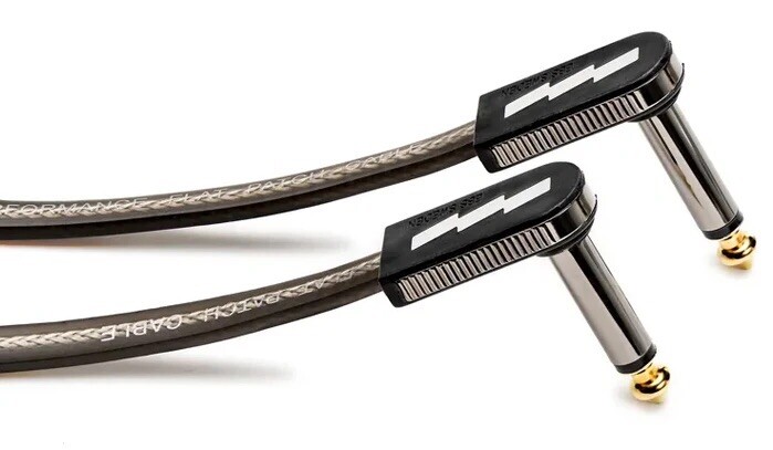 EBS-HP-58 58cm (22.83") High Performance Black Gold Flat Patch Cable Angle-A